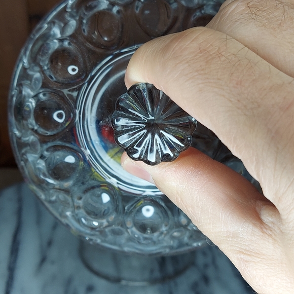 Accents Glass Candy Dish With Glass Candies Poshmark